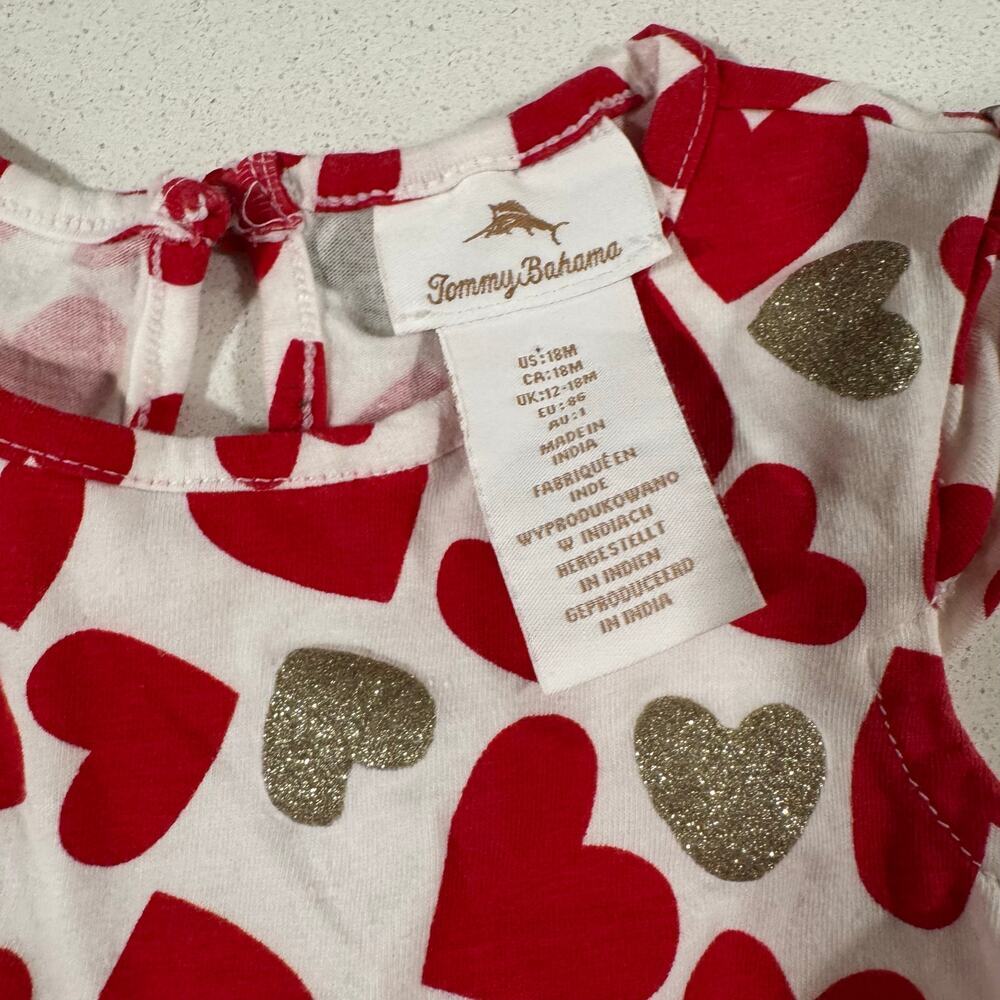 Tommy Bahama Baby Girl 18M Heart Tutu Dress - Picture 5 of 6